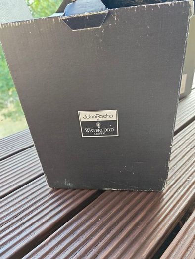 John Rocha Waterford Signature.  25cm Crystal Goblets. 3 Boxed Pairs, 6 Glasses. New, Unused