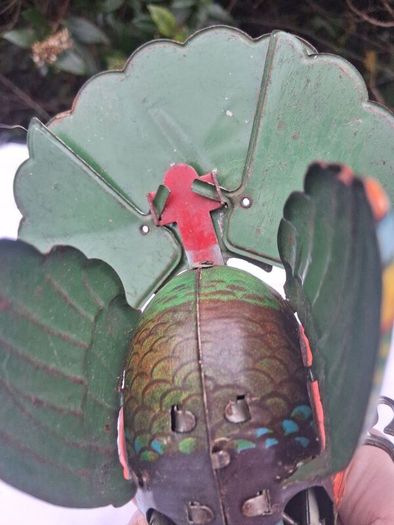 Rare Ges Geschutzt Wind up Turkey