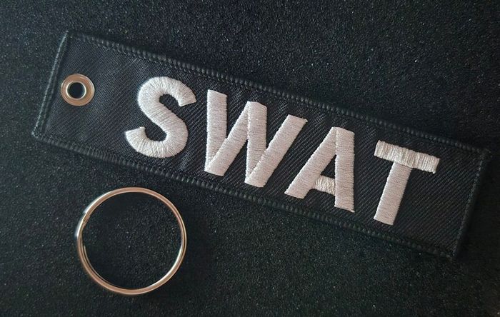 Police / swat , keyring.