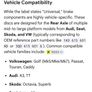 Ridex universal rear brake discs VW Skoda Audi Seat etc Image 5