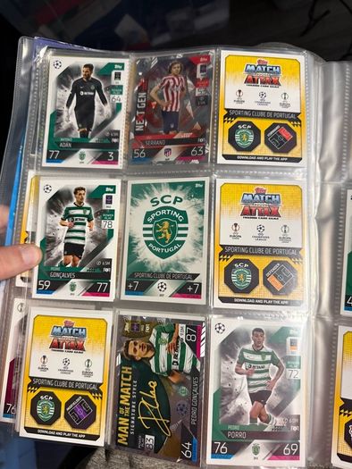 football cards + binders (offers Welcome )