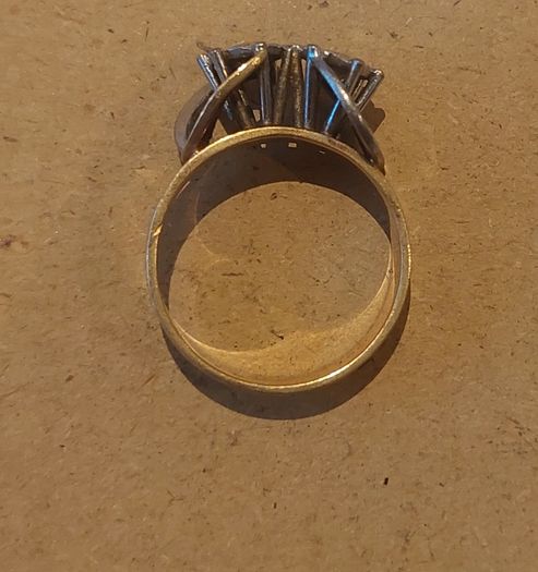18ct Gold Vintage Diamond Engagement Ring