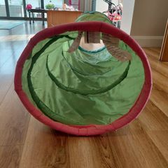 kids play tunnel
