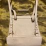 Thacker New York Cream Leather Backpack/crossbody Bag Image 2