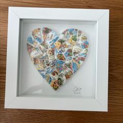 Handmade framed Mosaic Heart