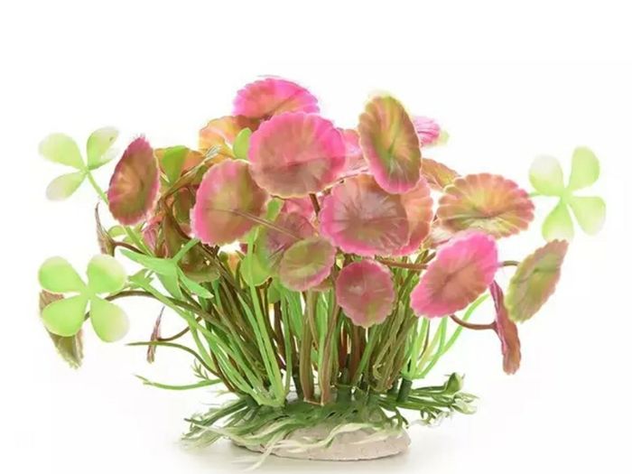 Plastic Aquarium Decorations Multicolor Artificial Plants