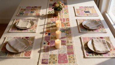 Table Runner with Mats