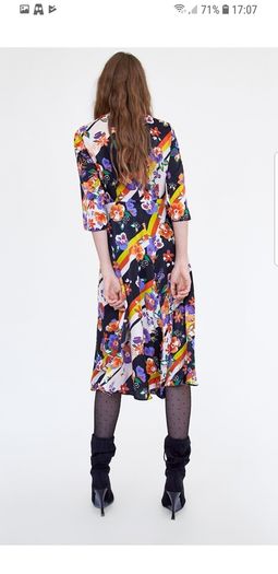 ZARA NEW midi floral dress