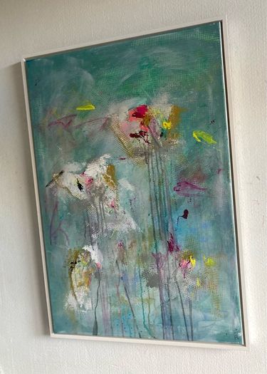 Framed Original Abstract Painting Dublin  Original Art Gift