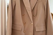 Women's beige longline military style jacket- V  by  Very - brand new never worn