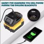 Battery Adapter Converter for DEWALT 18V Tools 20V Max Lithium Ion Battery Power Bank Function USB Image 10