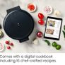 Everything Maker, 30cm Pizza Oven Electric More, 1570W, 220 C Non-Stick, High Heat, Digital Cookbook, LED Indicator, Vertical Storage Image 4
