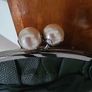 Ladies black dress handbag MANGO Image 2