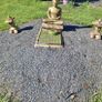 3 stone garden ornaments as seen Image 3