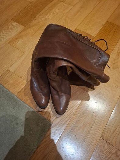 Geox tan knee height boots