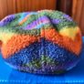 Vintage multycoloured beanie hat. Image 3