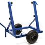 Tyre Trolley Max. 200 kg with Height-Adjustable Storage Supports 280 - 830 mm Steel Image 2