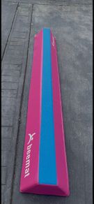 Soft velcro gymnastics beam