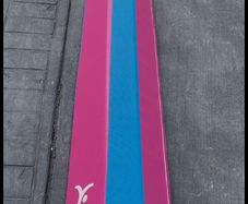 Soft velcro gymnastics beam