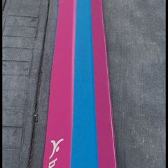 Soft velcro gymnastics beam