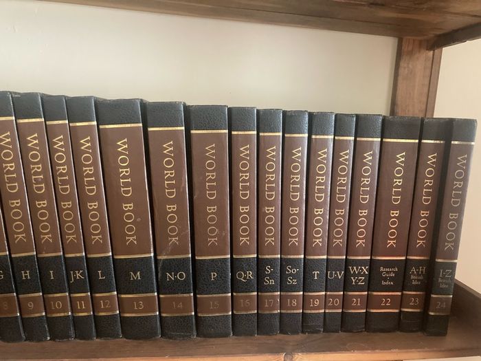 World book encyclopaedia set