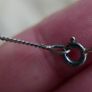 Vintage Sterling  Silver 925 Celtic Pendant Necklace: Celtic Shield Knot 3,6g L9,5" Image 4