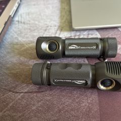 Two Zebralight SC600 IV Plus Hi Flashlights