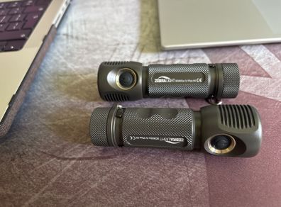 Two Zebralight SC600 IV Plus Hi Flashlights