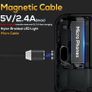 New Magnetic Charger USB Cable for iPhone 8 7 6s Plus X 11 SE iPad Original Wire Image 4