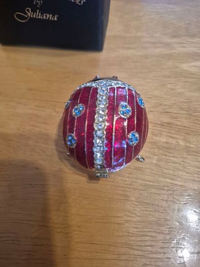 Lovely Mini Ladybug Trinket Box