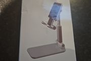 Folding desktop phone satnd
