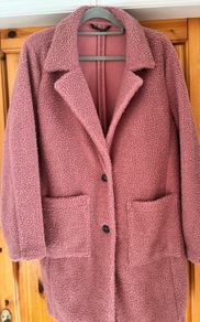 Rose Pink Teddy Coat