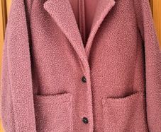 Rose Pink Teddy Coat