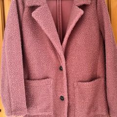 Rose Pink Teddy Coat