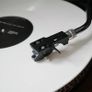 Record Player Teak Finish with Speakers Image 4