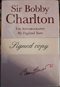 Signed Bobby Charlton Deluxe Slipcase Autobiography Limited to 1000 New & Sealed