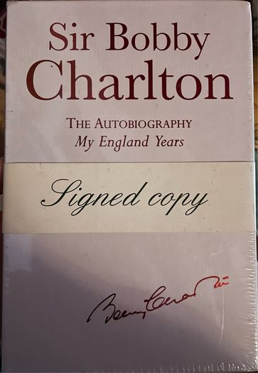 Signed Bobby Charlton Deluxe Slipcase Autobiography Limited to 1000 New & Sealed