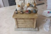 Large Laurel &amp; Hardy Cooking  Statue/Ornment. (Resin).