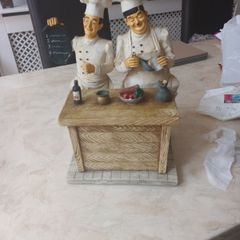 Large Laurel & Hardy Cooking  Statue  (Resin).