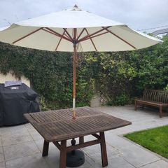 Garden Table and Parasol