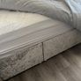 Plush bed base and headboard Image 3