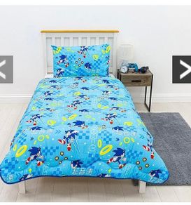 Sonic the hedgehog single bed duvet
