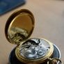 Vintage GentsTho Russell & Son Liverpool Gold Pocket Watch Image 10