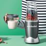 nutribullet Blender 600 Series - Powerful 20,000 RPM Extractor Blends Frozen Fruit, Nuts & Ice - 7 Piece Kit Includes Tall Cup, Short Cup, Handled Ring & Sealable Lid - Ideal for Smoothies Image 4