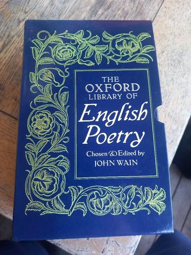 Oxford Library of English Poetry, x3, hardback, D18 post 8e, as new