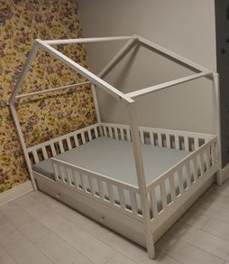 Kids Bed Toddler House Bedroom