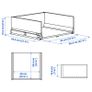 NEW IKEA KNIVSHULT Drawer, high, dark grey, 60x60 cm Image 2