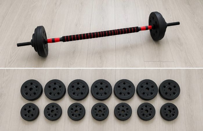 Adjustable Weight Bar Set - Excellent Condition