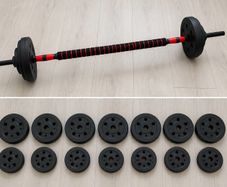 Adjustable Weight Bar Set - Excellent Condition