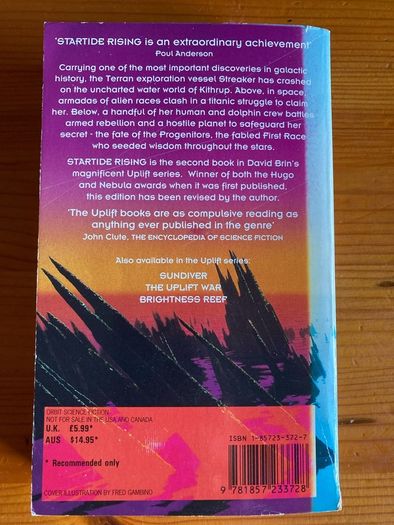 Science Fiction: 'Startide Rising' (An Uplift novel)
